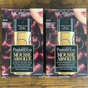 L’Oreal Paris Superior Preference Mousse Absolue, Medium Mahogany Brown, 2 BOXES